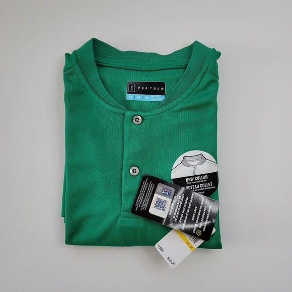 PGA TOUR Men's Edge Collar Polo Shirt - Picture 2 of 3